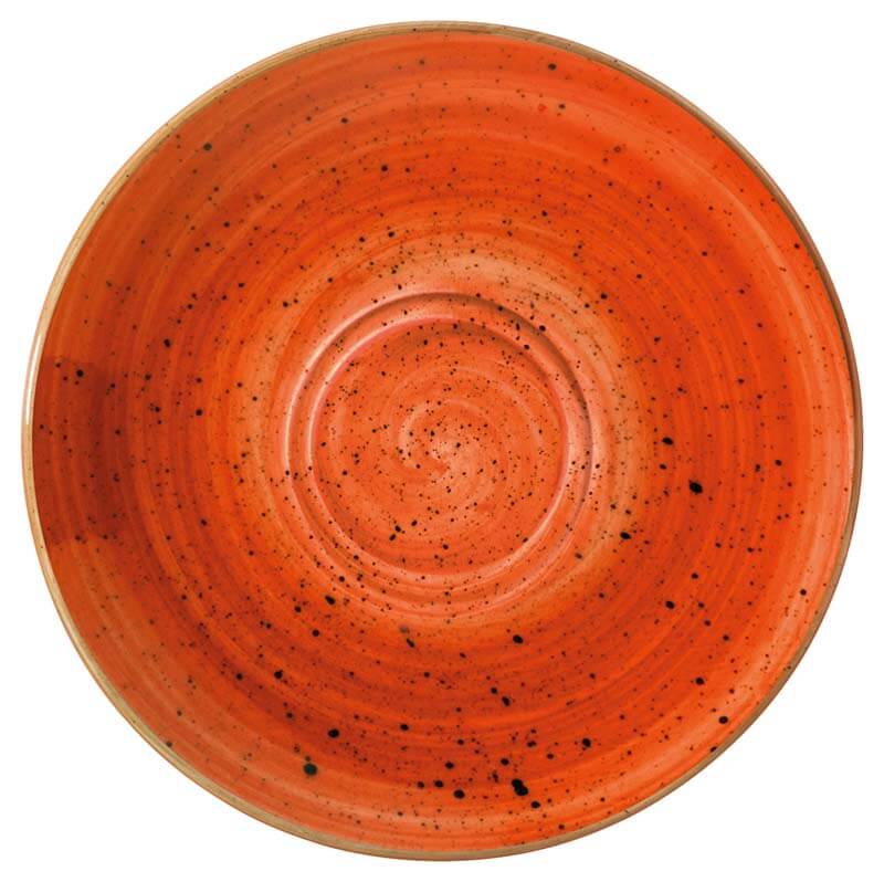 Bonna Aura Terracotta Gourmet Multi purpose saucer 16cm orange - 6 pcs.