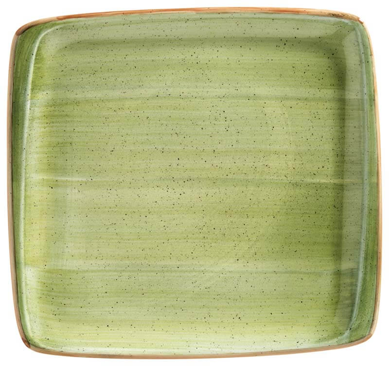 Bonna Aura Therapy Moove Plate 22x20cm green - 12 pcs.