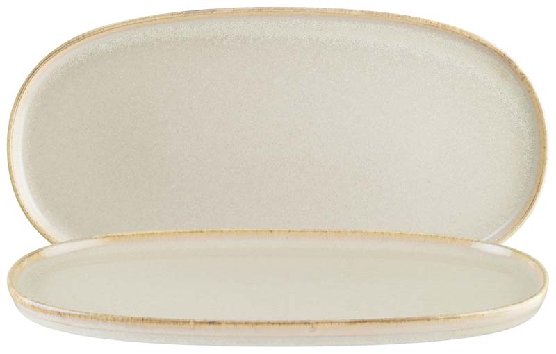 Bonna Sand Hygge oval plate 30 x 16cm beige - 6 pcs.