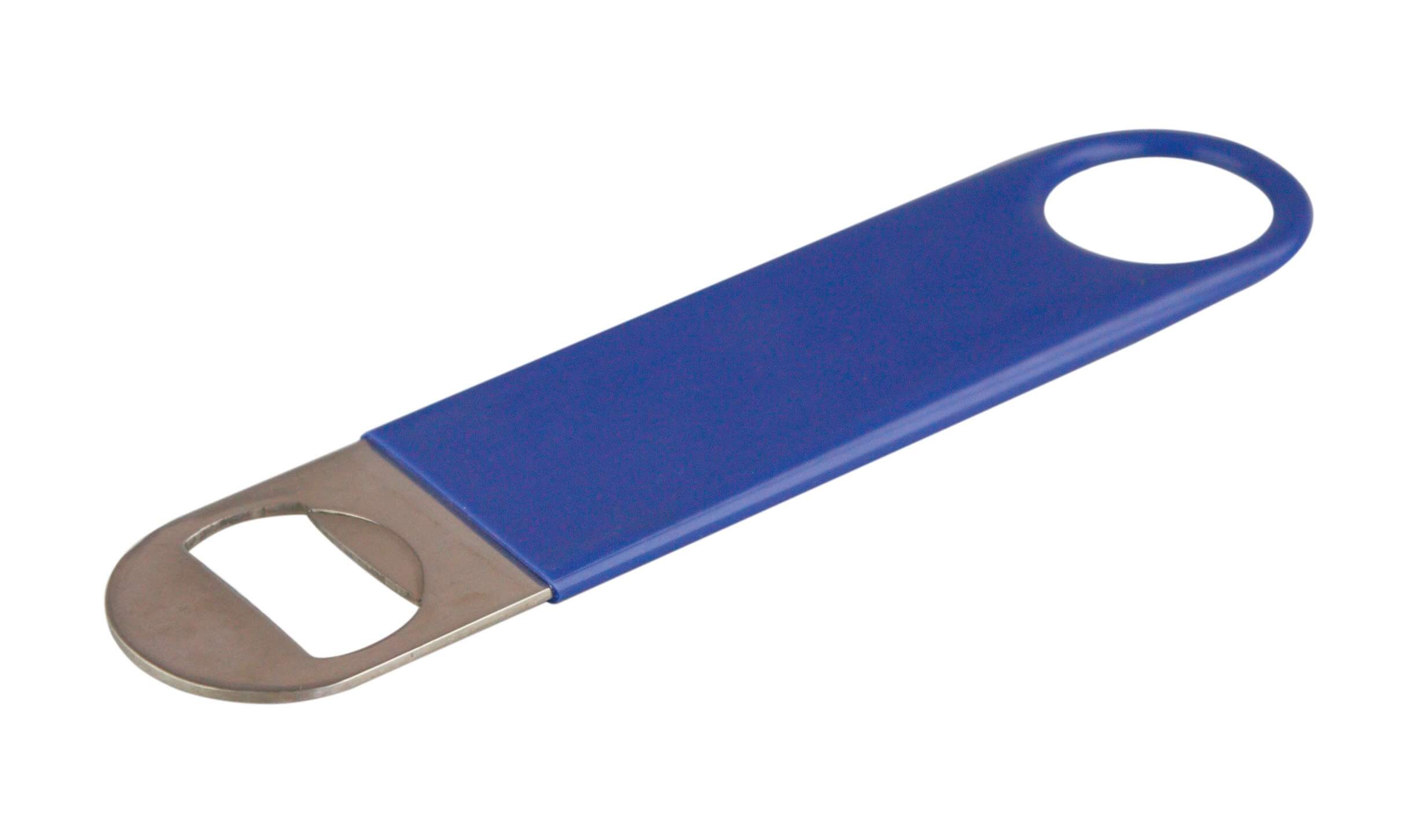 Bottle opener vinyl coated - blue