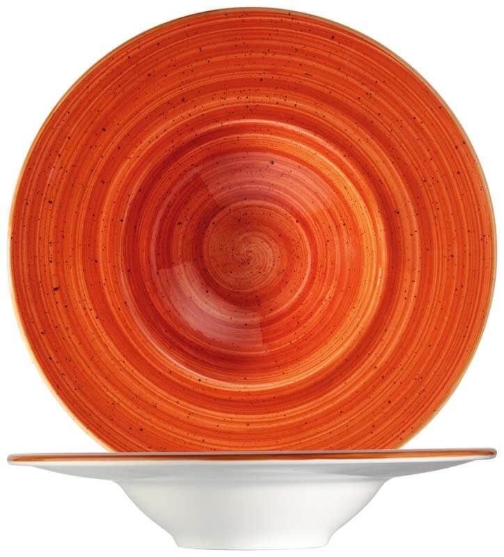 Bonna Aura Terracotta Banquet Pasta plate 28cm orange - 6 pcs.