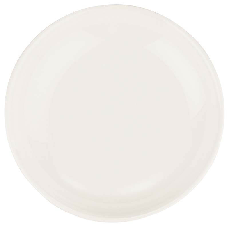 Bonna Gourmet Cream Deep plate 20cm cream - 12 pcs.