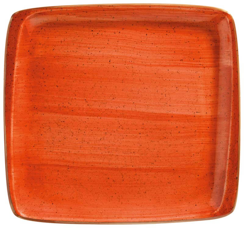 Bonna Aura Terracotta Moove Plate 27x25cm orange - 6 pcs.