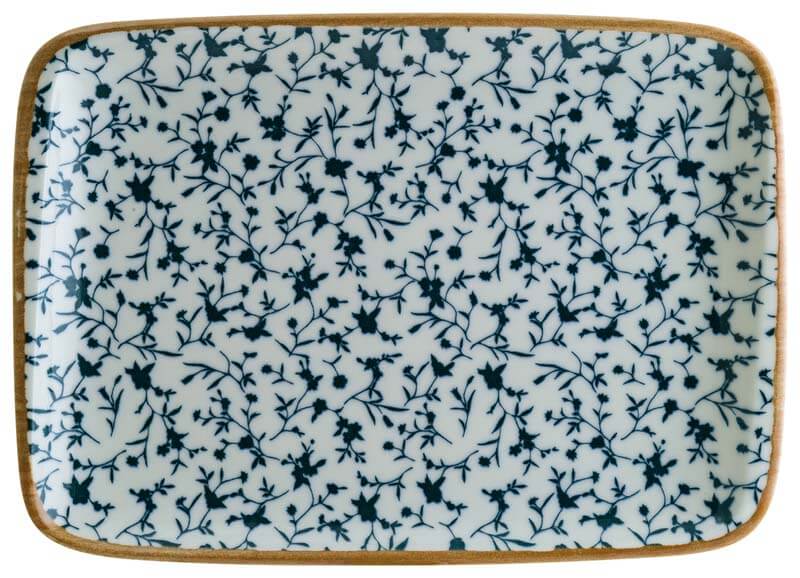 Bonna Calif Moove Plate 23x16cm blue - 12 pcs.