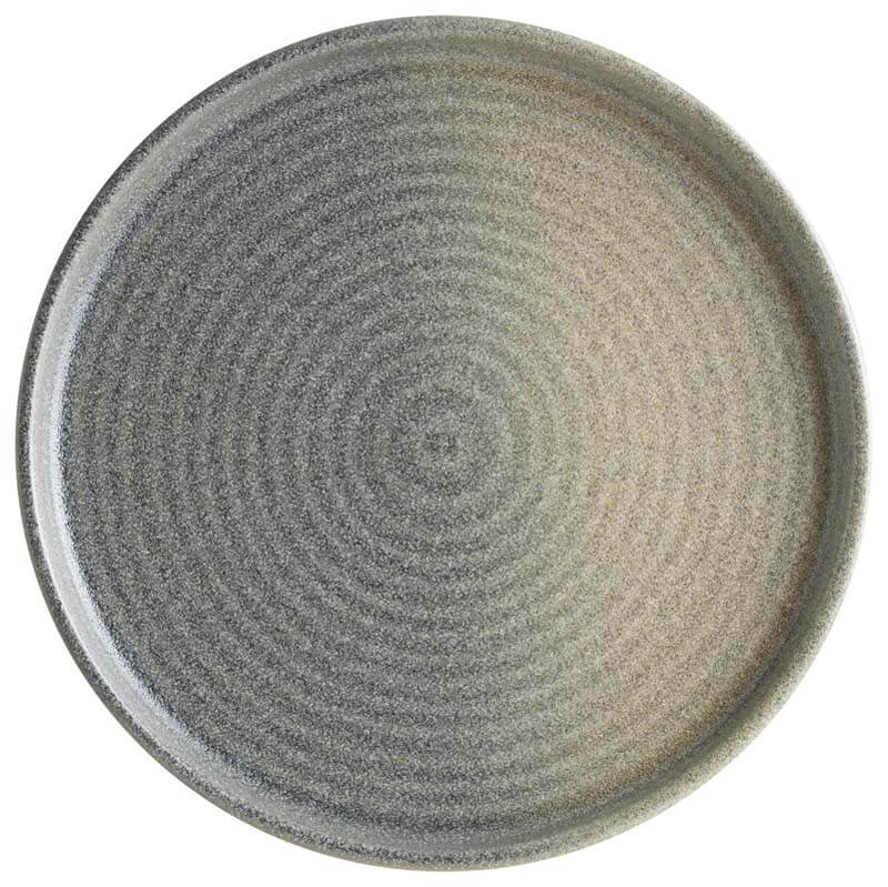 Bonna Hornfels Ripple Plate 21cm grey - 6 pcs.