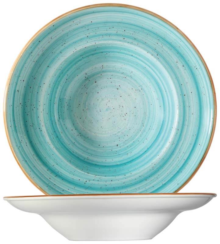 Bonna Aura Aqua Gourmet Pasta plate 27cm turquoise - 6 pcs.