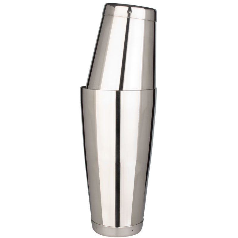 Tin in Tin Shaker, stainless steel polished