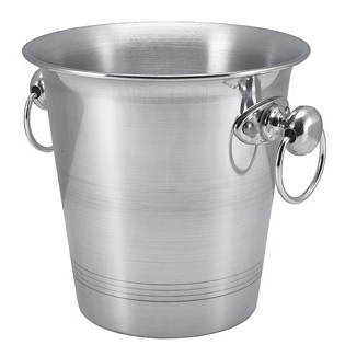 Wine bucket, aluminum, ring handles - 3,25l