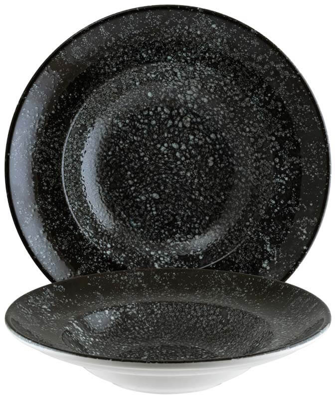 Bonna Cosmos Black Gourmet Pasta plate 27cm black - 6 pcs.