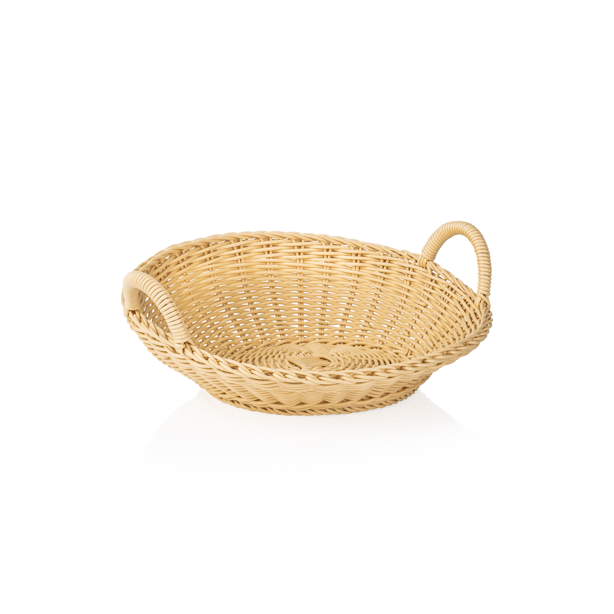 Bread basket with handles, polypropylene - 36.5 cm