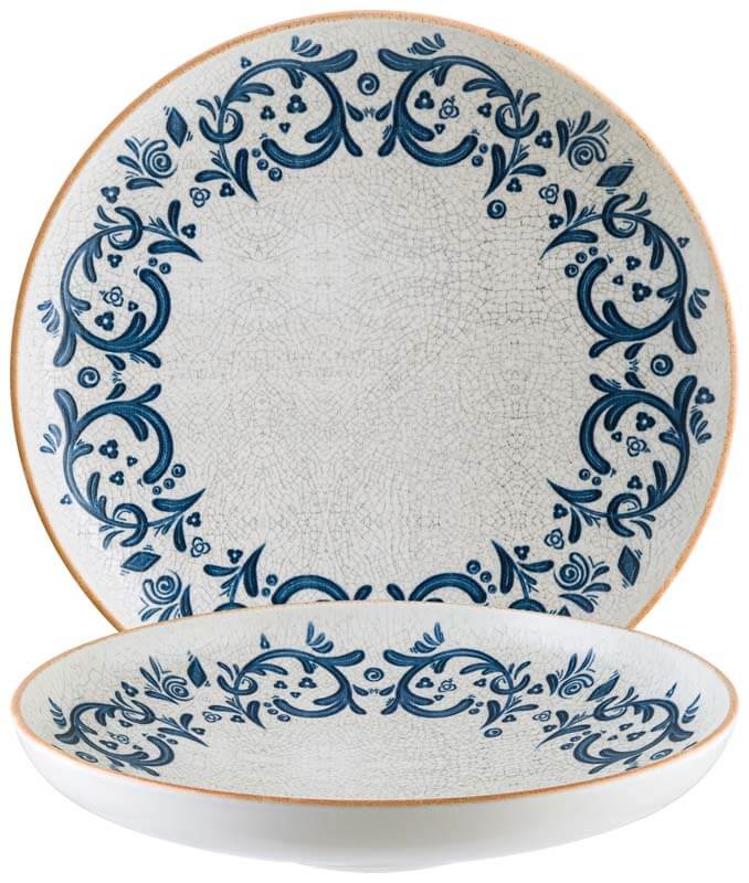 Bonna Viento Hygge Pasta plate 28cm blue - 6 pcs.