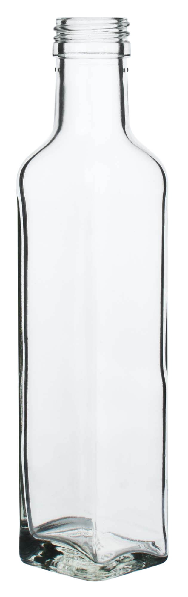 Glass bottle square - 250ml