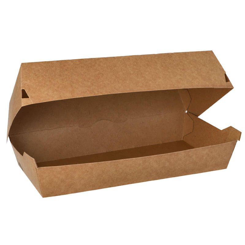 Baguette box, cardboard brown - 7,5x23,5x12cm (25 pcs.)