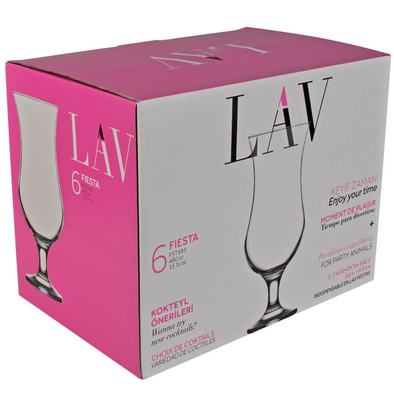 Cocktail glass Fiesta, LAV - 460ml (6 pcs.)