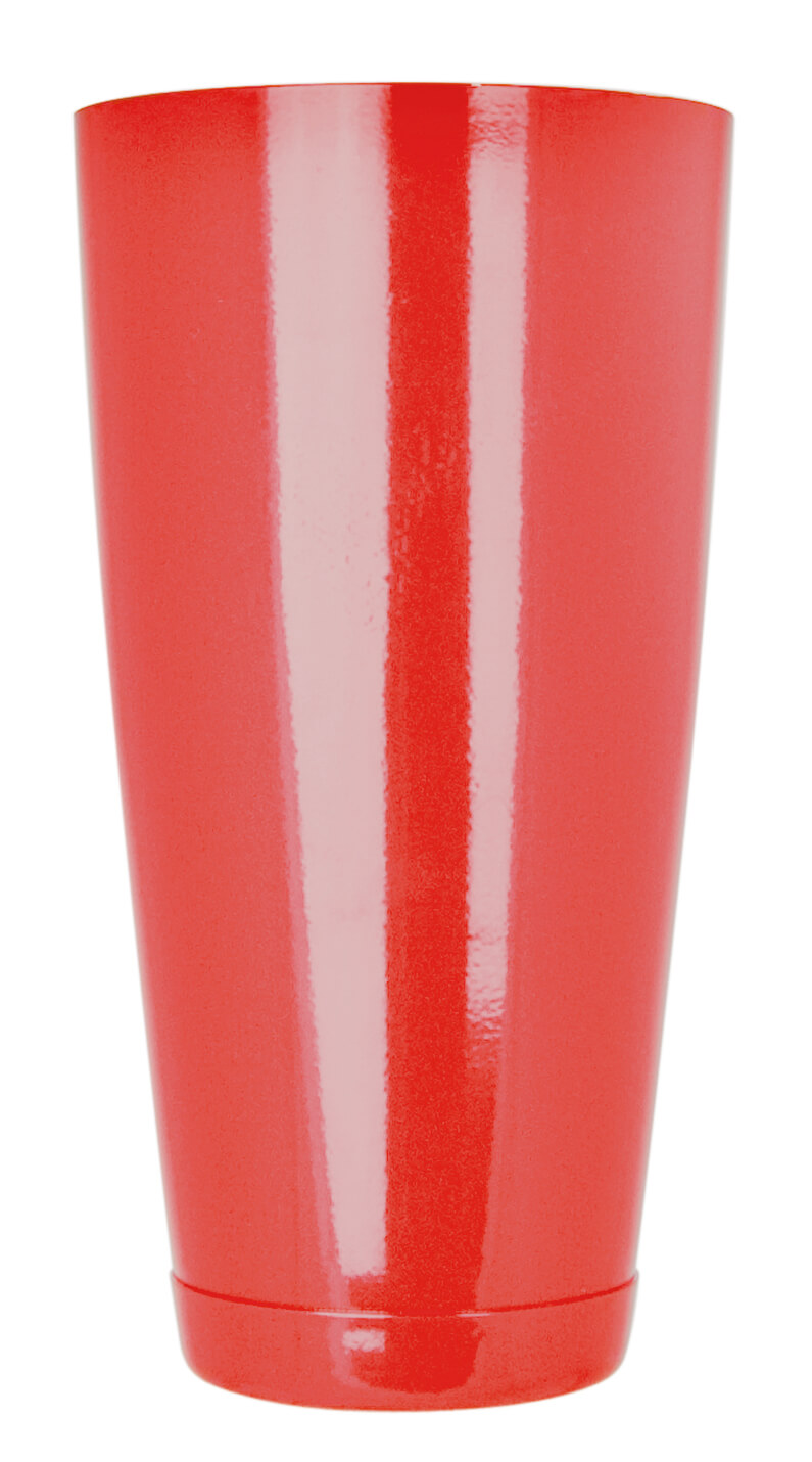 Boston shaker, stainless steel (850ml) - red