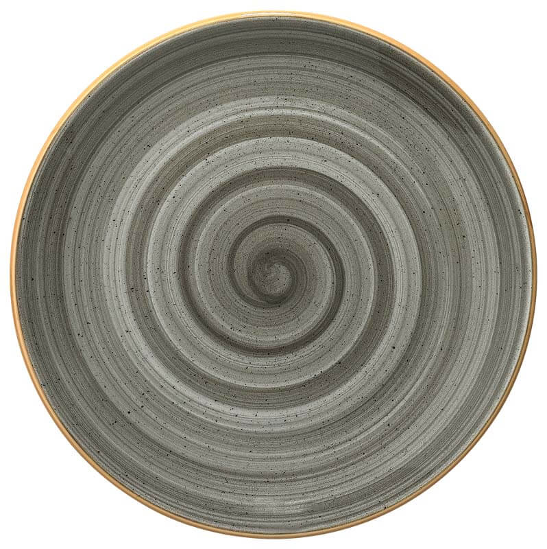 Bonna Aura Space Gourmet Plate 21cm grey - 12 pcs.