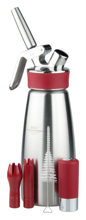 iSi cream siphon "Gourmet Whip PLUS", stainless steel - 0,5l