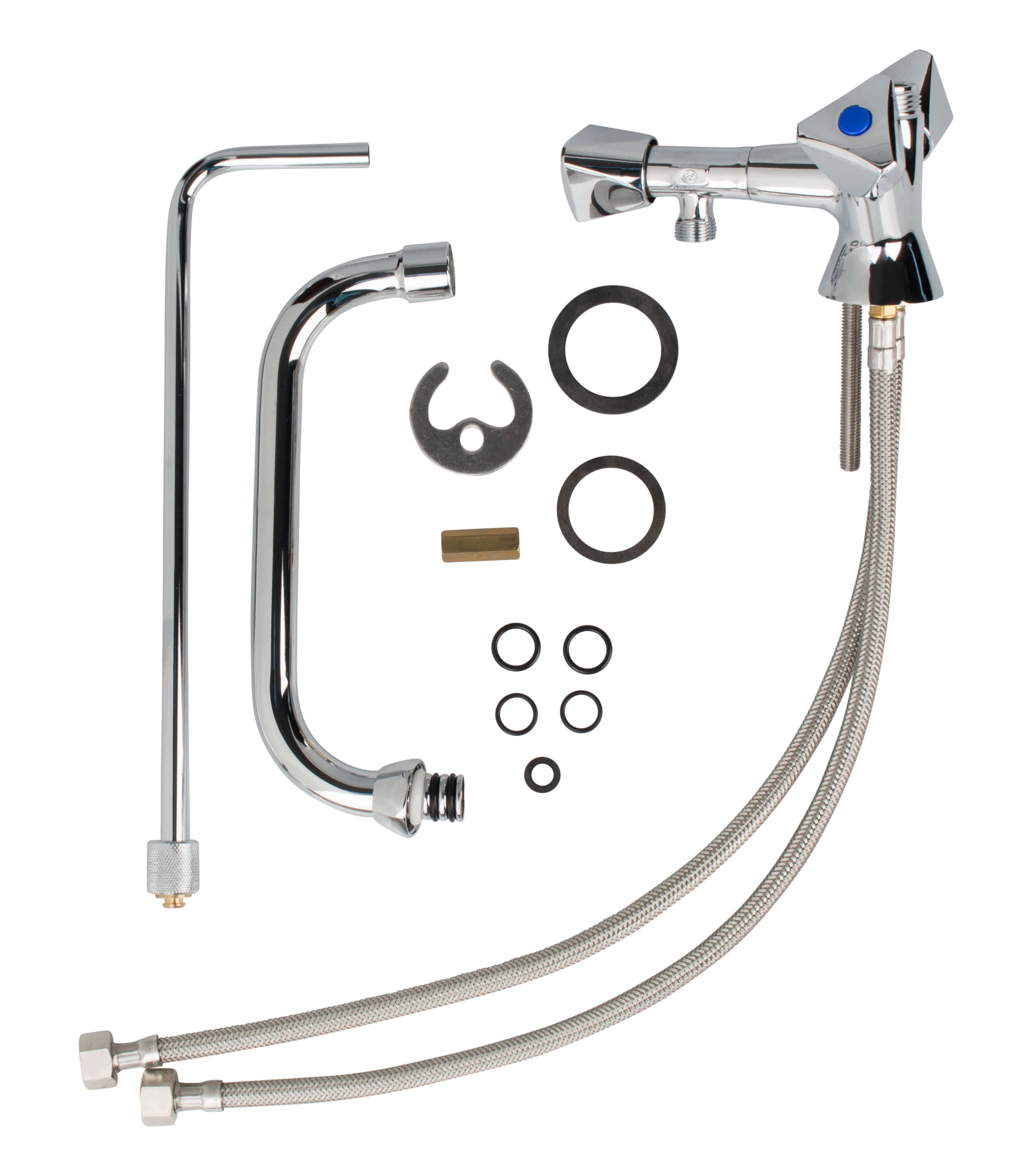 Mixer tap hot/cold 1 sink - low pressure