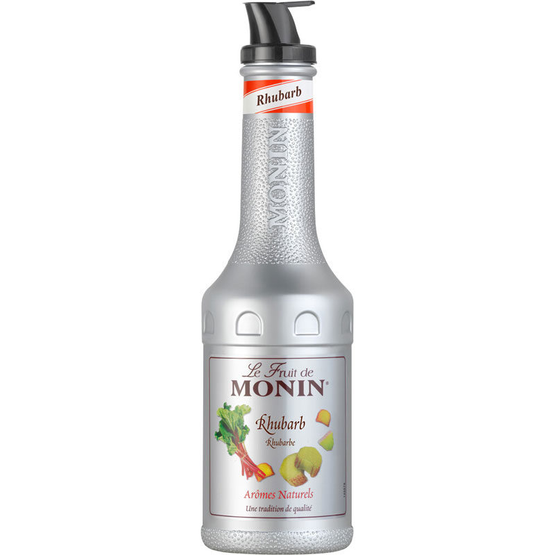 Rhubarb Fruit Purée Mix - Monin (1,0l)