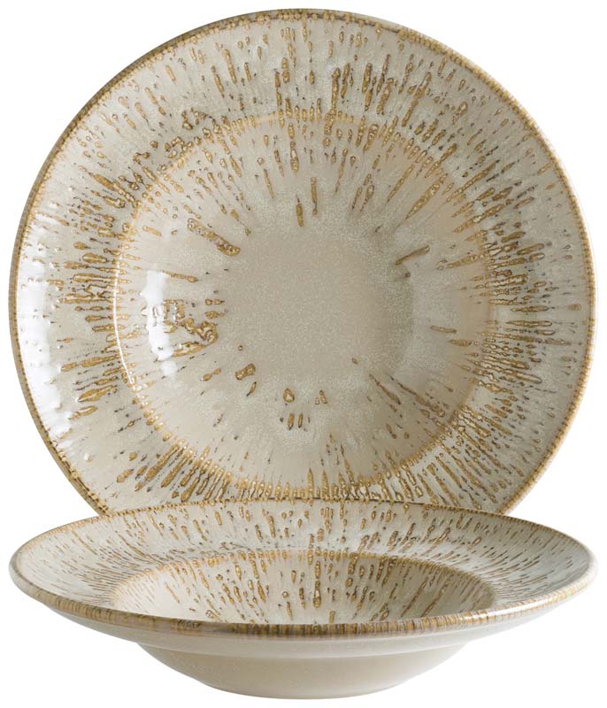 Bonna Snell Sand Gourmet Pasta plate 27cm beige - 6 pcs.