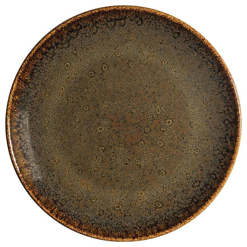 Bonna Ore Tierra Gourmet Plate 17cm brown - 12 pcs.