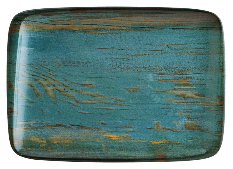 Bonna Madera Mint Moove Plate 23x16cm blue - 12 pcs.