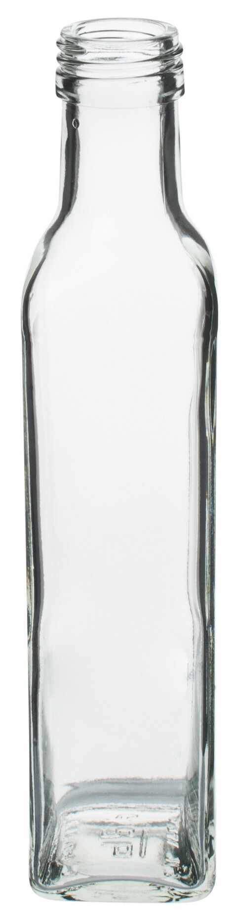 Glass bottle square - 250ml