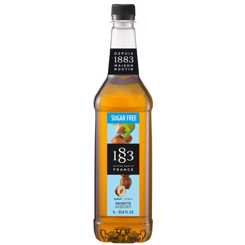 Hazelnut sugar-free - Maison Routin 1883 syrup (1,0l) PET