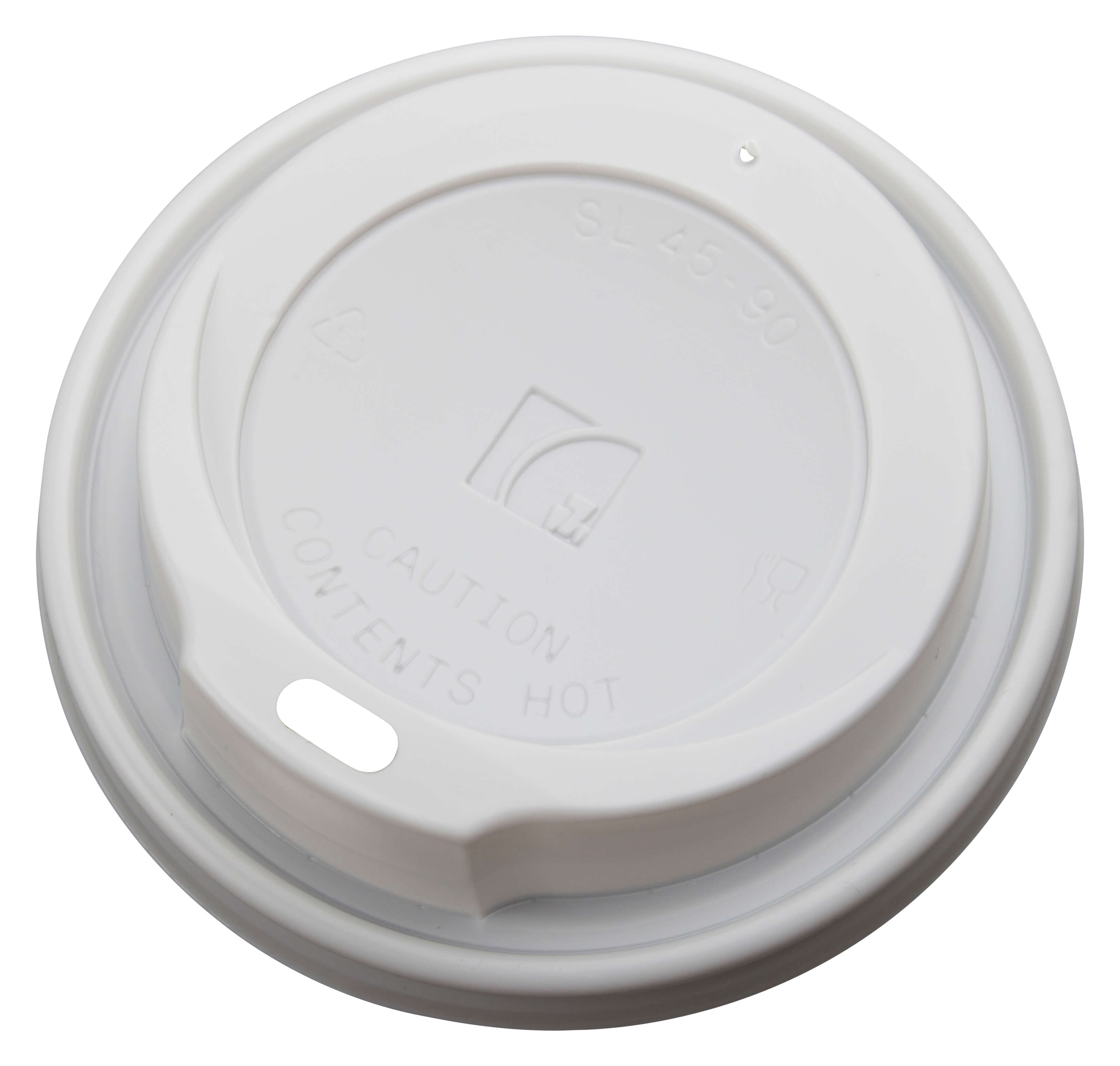 0,2l Coffee cup lid white, Eco - 1000 pcs.