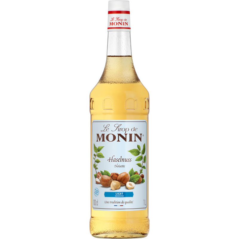 Hazelnut sugar free (light) - Monin Syrup (1,0l)