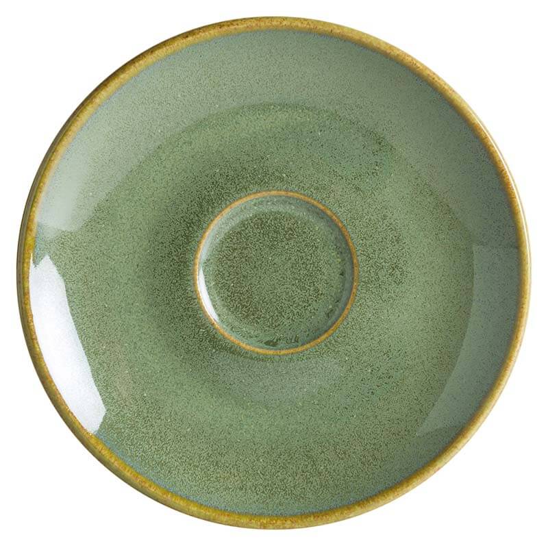 Bonna Sage Rita Saucer 12cm green - 6 pcs.