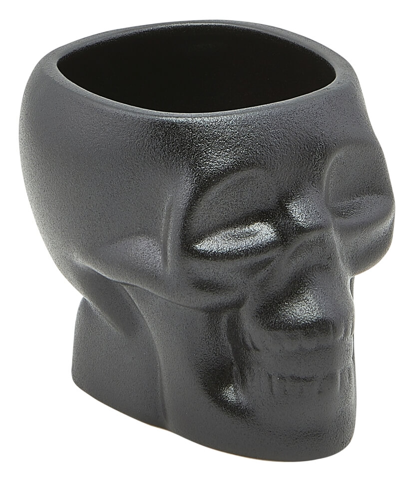 Tiki skull mug, black - 400ml