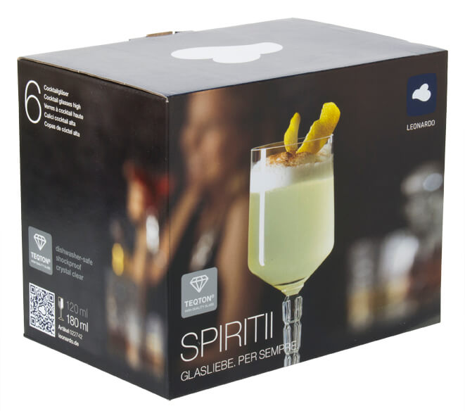 Sour glass Spiritii, Leonardo - 180ml (6 pcs.)