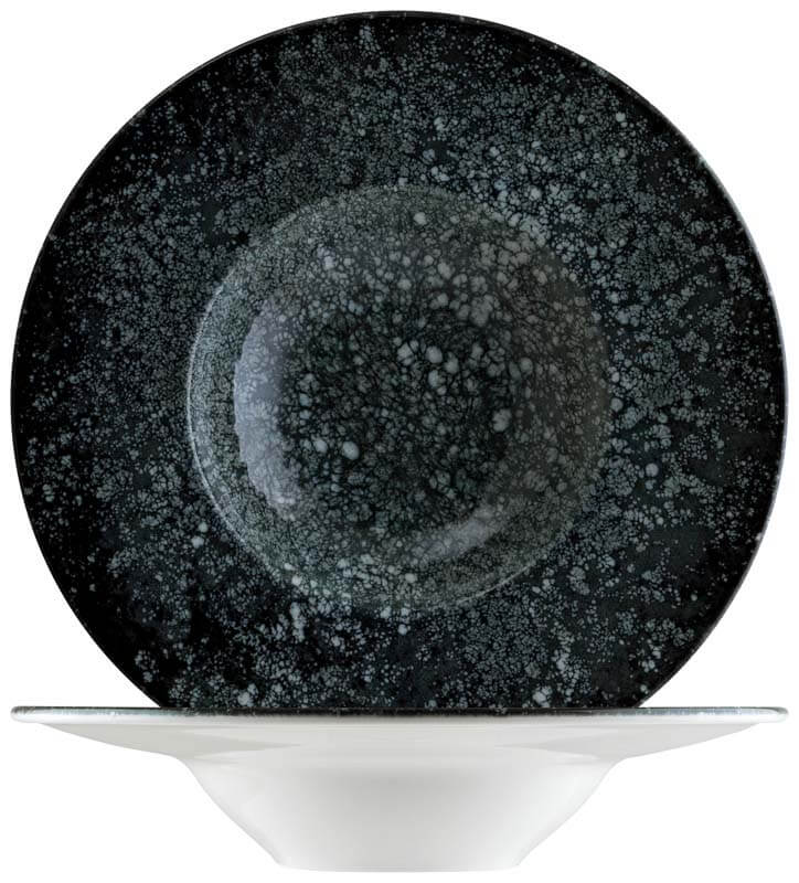 Bonna Cosmos Black Banquet pasta plate 28cm, 40cl black - 6 pcs.