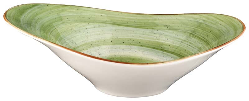 Bonna Aura Therapy Stream Bowl 27x19cm, 75cl green - 6 pcs.