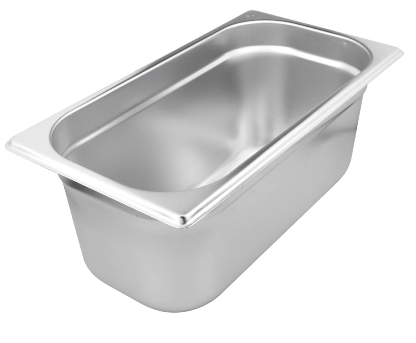 Gastronomy-standard container 100mm depth - stainless steel (GN 1/3)