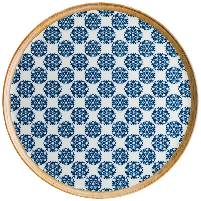 Bonna Lotus Gourmet Pizza plate 32cm blue - 6 pcs.