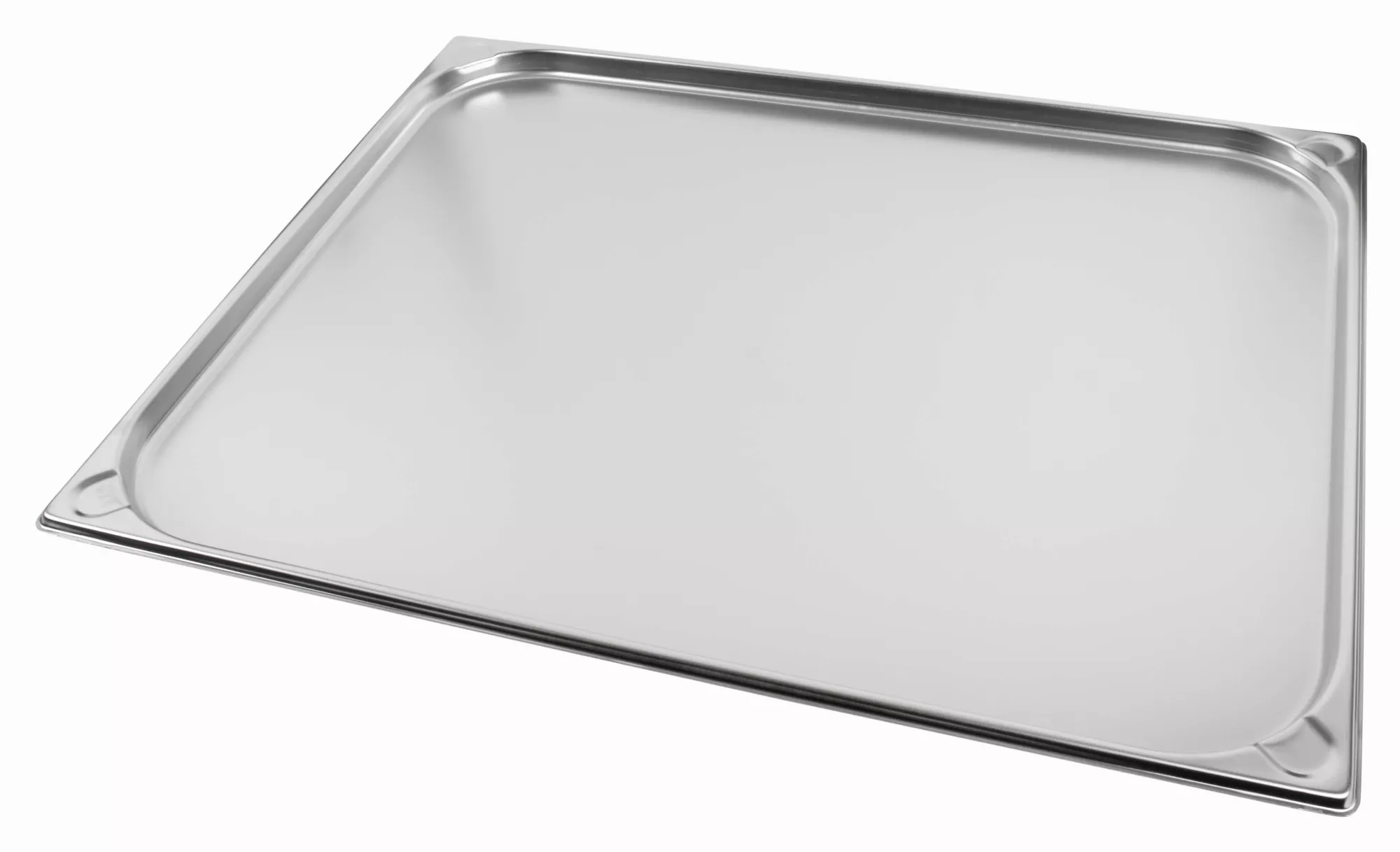 Gastronomy-standard tray 20mm depth - stainless steel (GN 2/1)