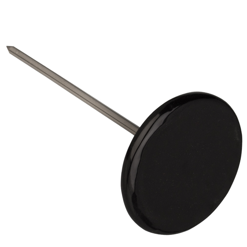 Check pick, vinyl black -1 pick