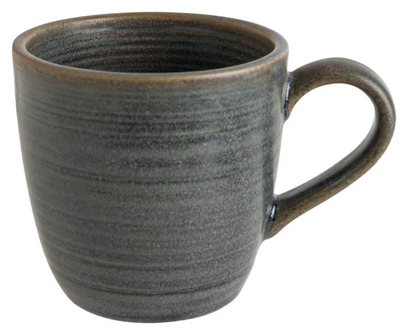 Bonna Hornfels Ripple Mug 32cl grey - 12 pcs.