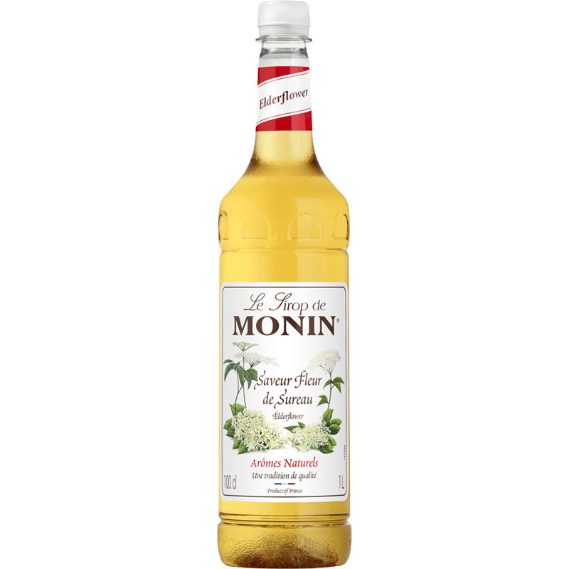 Elderflower - Monin Syrup, PET bottle (1,0l)