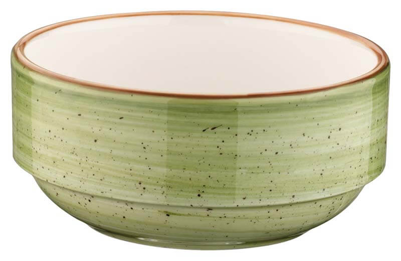 Bonna Aura Therapy Banquet Stackable bowl 14cm green - 12 pcs.