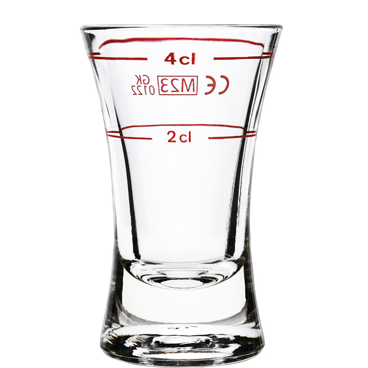 Shot glass Wachtmeister - 56ml, 2cl+4cl CM (12 pcs.)