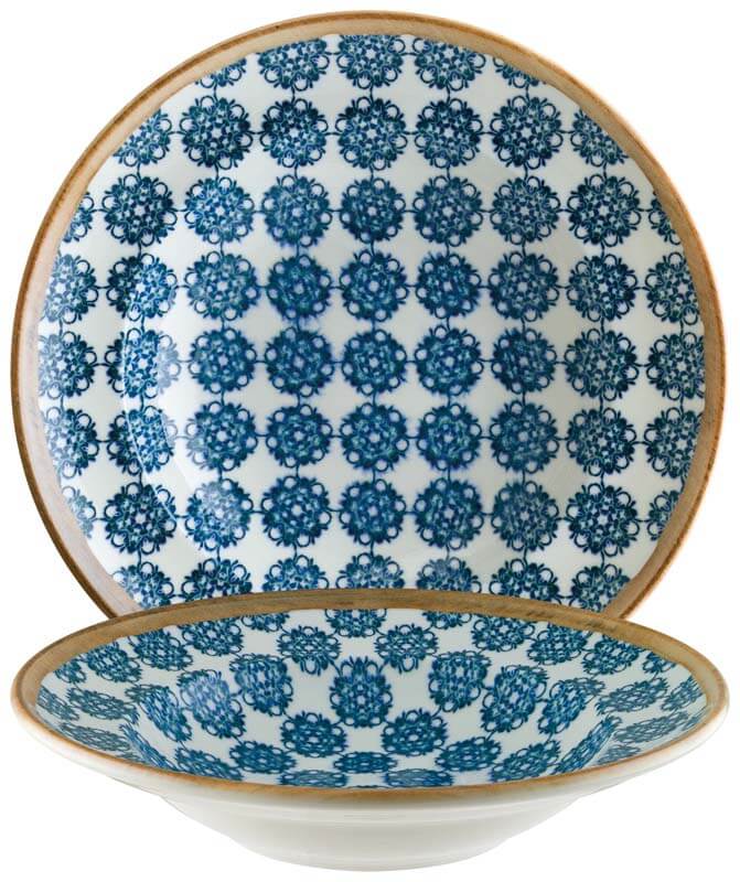 Bonna Lotus Gourmet Pasta plate 27cm blue - 6 pcs.