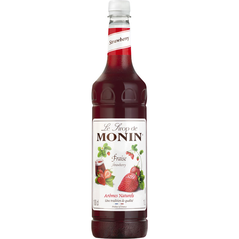 Strawberry - Monin Syrup, PET bottle (1,0l)