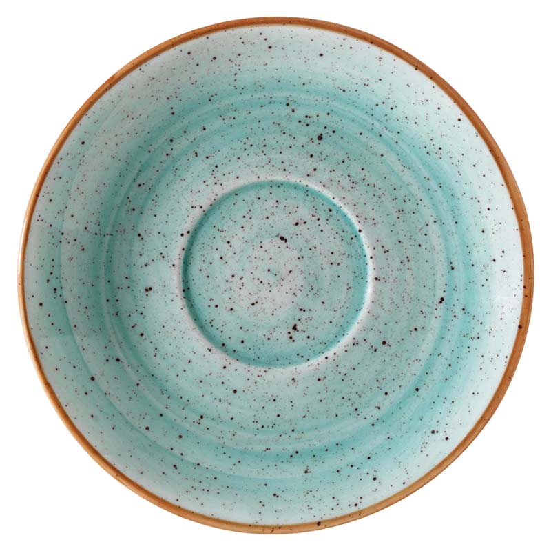 Bonna Aura Aqua Rita Saucer 12cm turquoise - 6 pcs.