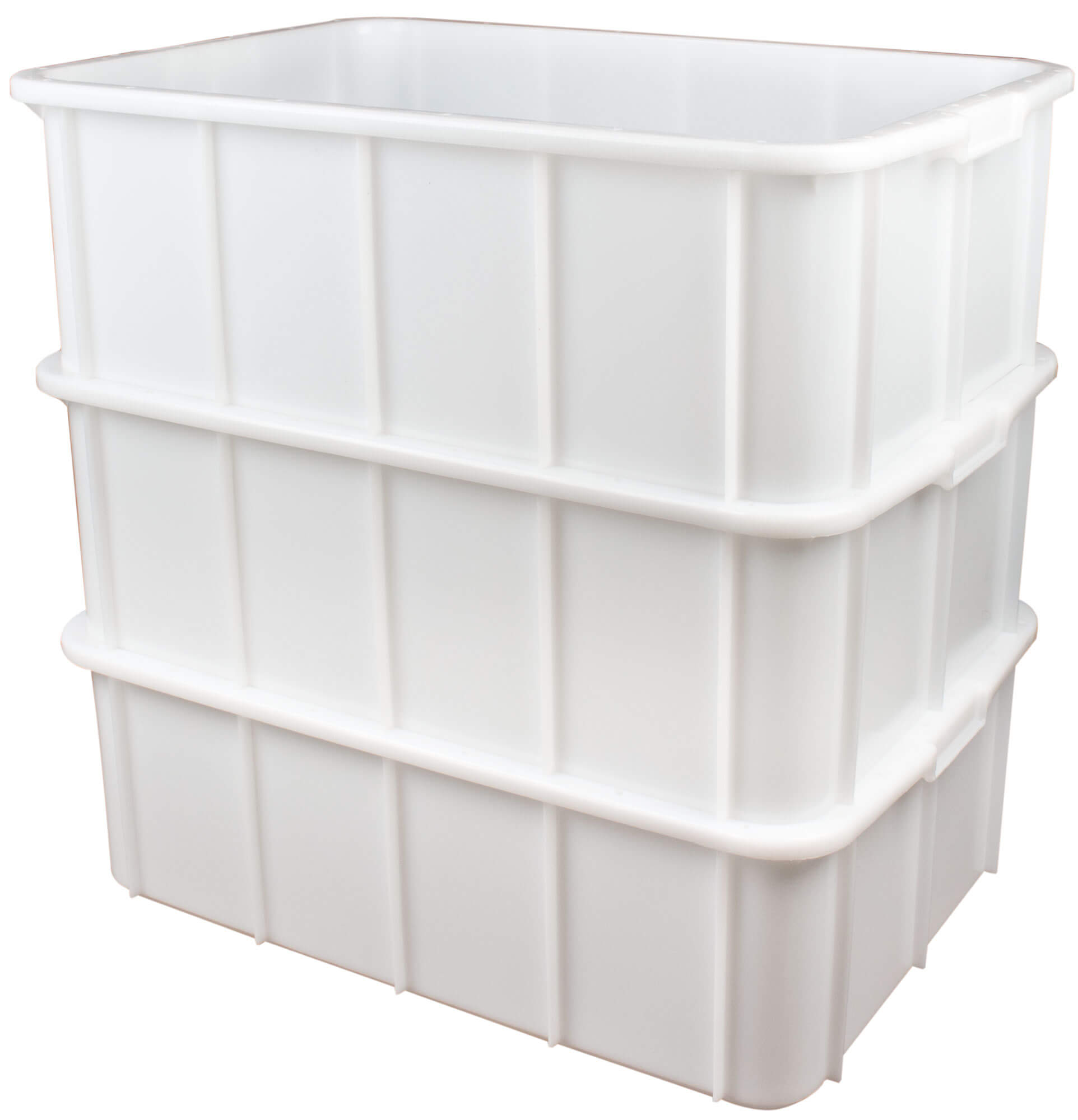 Stacking and transport container Classic white - 660x450x220mm (50l)