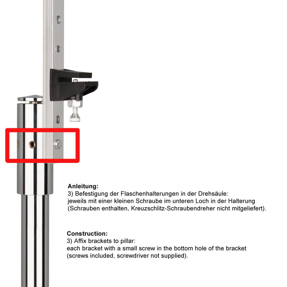 Rotary 6 Bottle Stand (0,7l-1,0l)