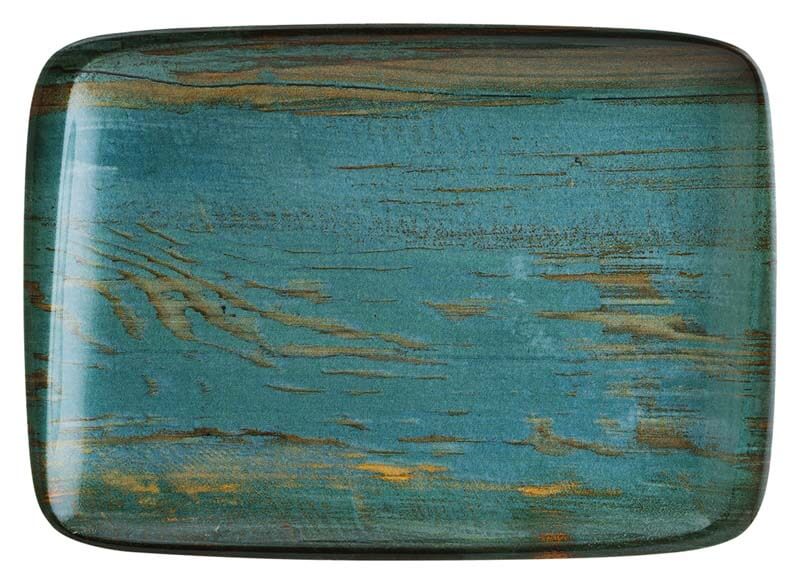 Bonna Madera Mint Moove Plate 36x25cm blue - 6 pcs.