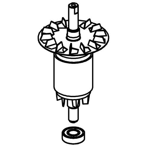 Complete rotor assembly - Santos #50 (50830)